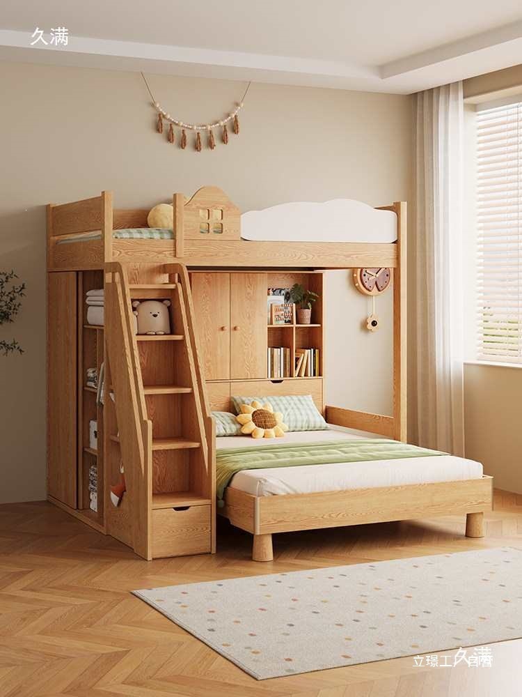 Furniture Hardware Lowes - Двухъярусная кровать из массива дерева для