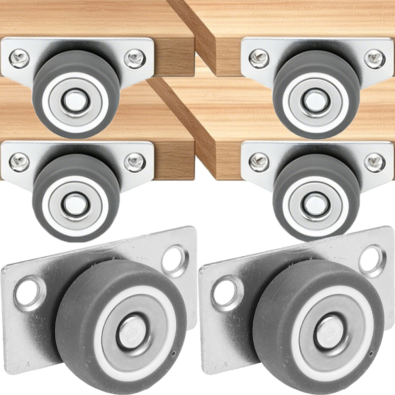 Furniture Hardware Lowes - Комплект из 8 бесшумных боковых колесиков