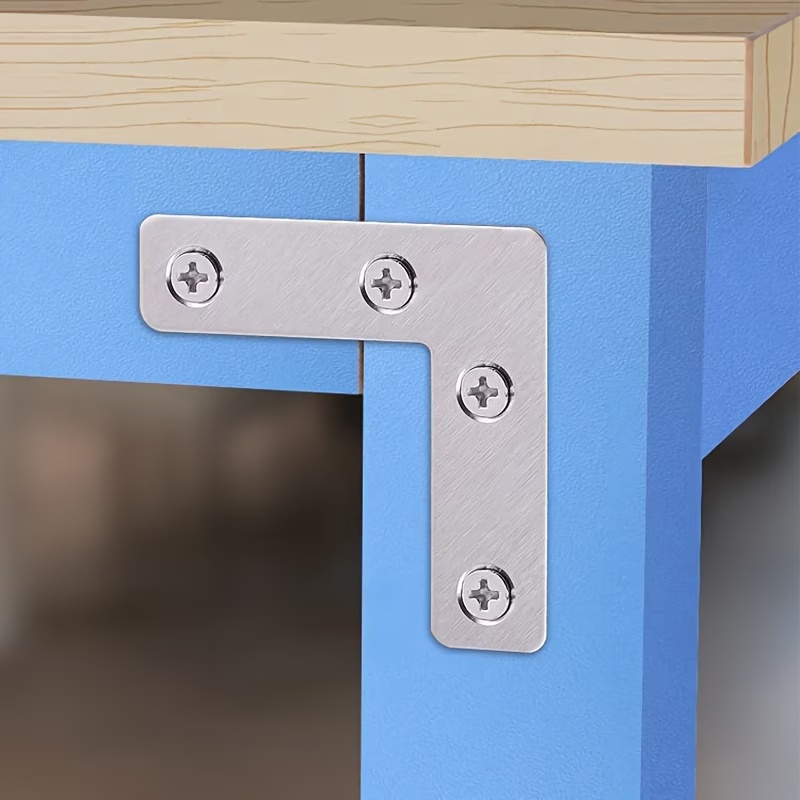 10 шт. L-образных плоских угло – обзор и цена Joint Connector Bracket